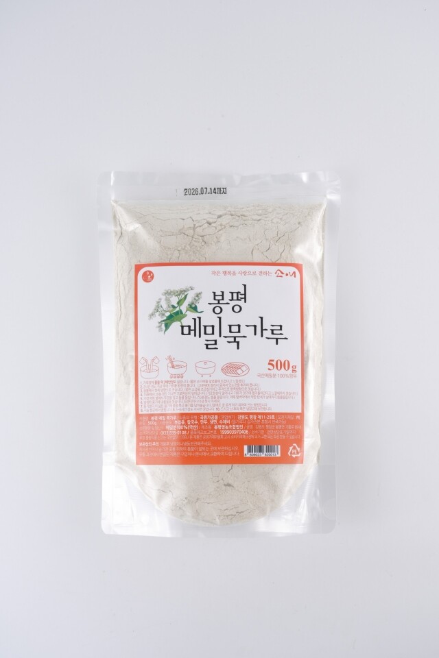 봉평영농조합법인,메밀묵가루500g